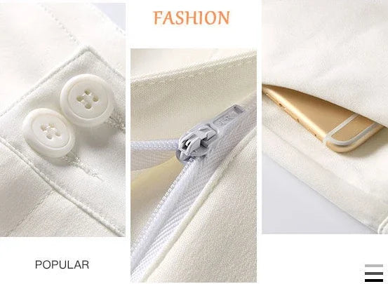 Women's High Waist Linen Shorts