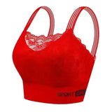 Seamless Lace Sports Bra