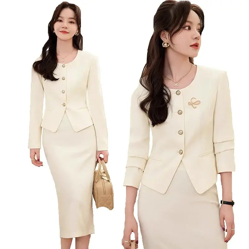 Women Business Work Skirt Suit