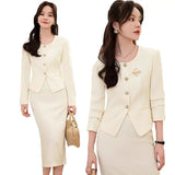 Women Business Work Skirt Suit