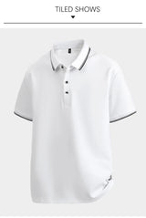 Men Oversize Cotton Golf Polo Shirt