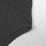 Red Backless Bodysuit Women – Slim Corset Romper