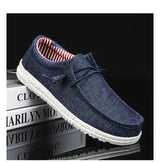 Men Casual Canvas Slip On Loafers
