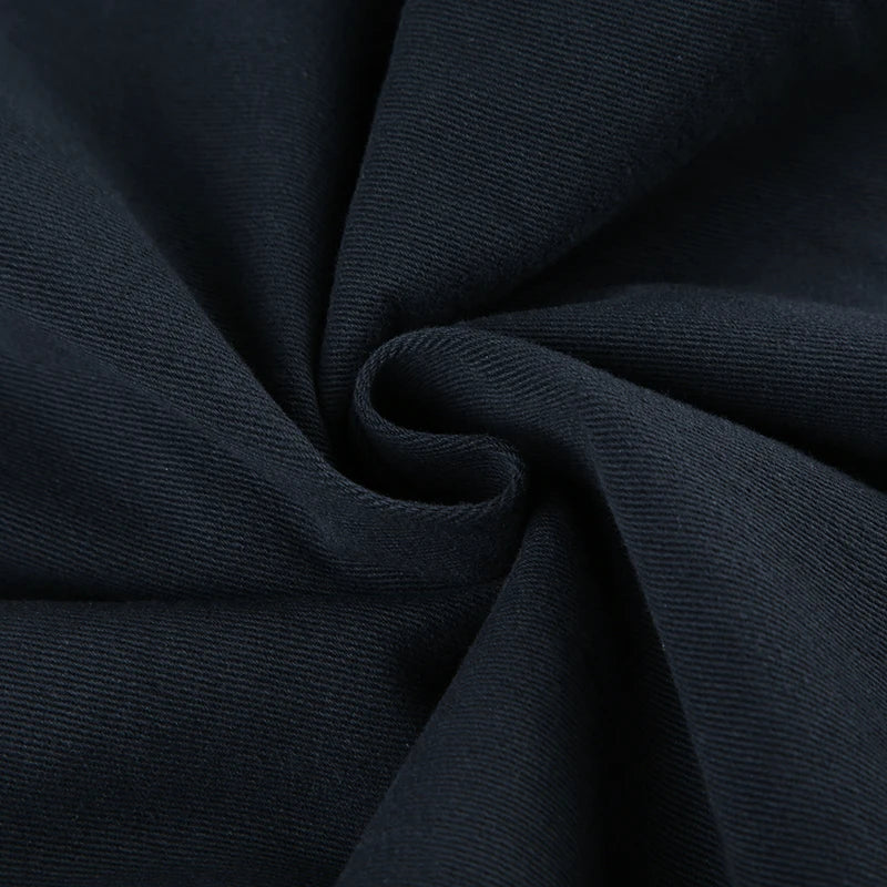 Women Low-Waist Rivet Wide Jeans