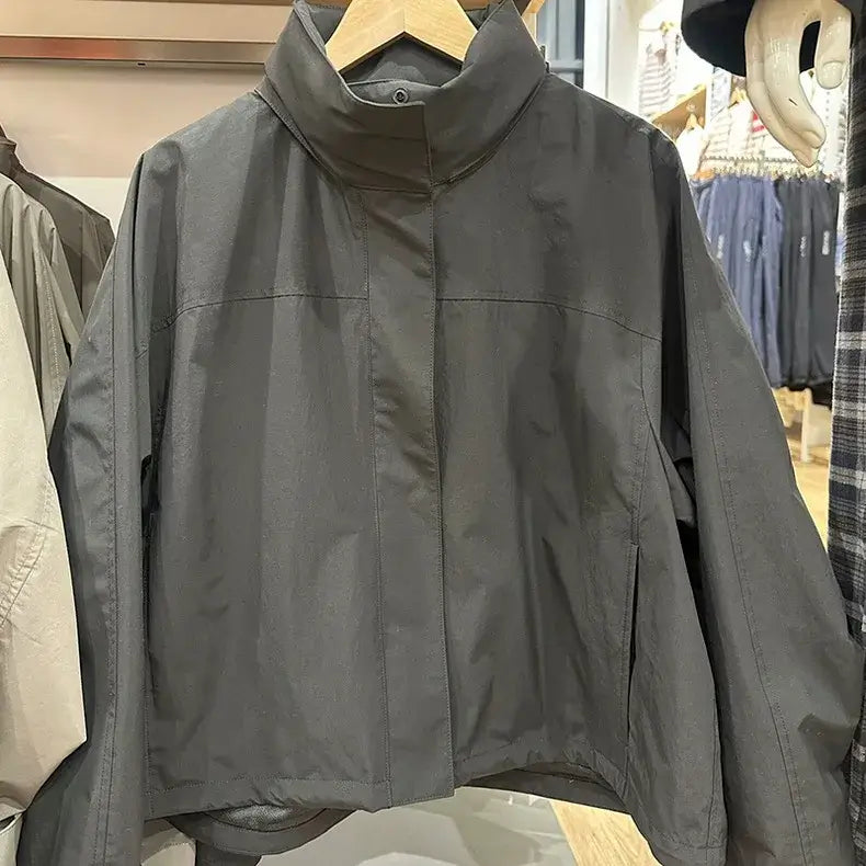 Women Thin Hooded Windbreaker Coat