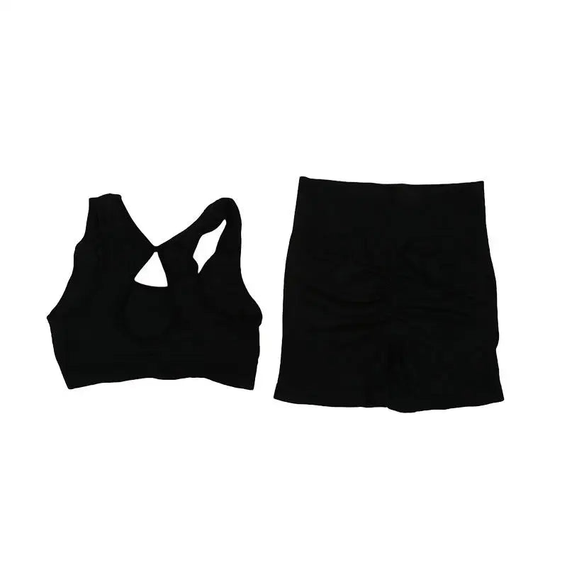 Women Yoga Vest & Shorts Set