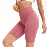 Women High Waist 3 Pocket Bike Shorts