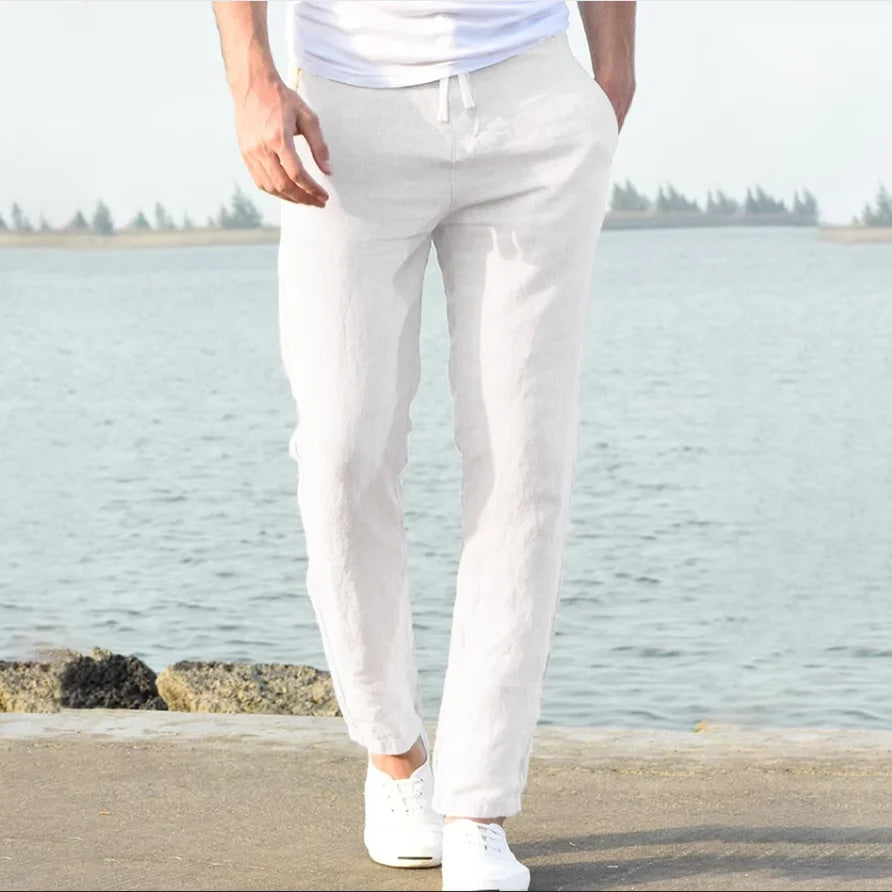 Men’s Cotton Linen Joggers