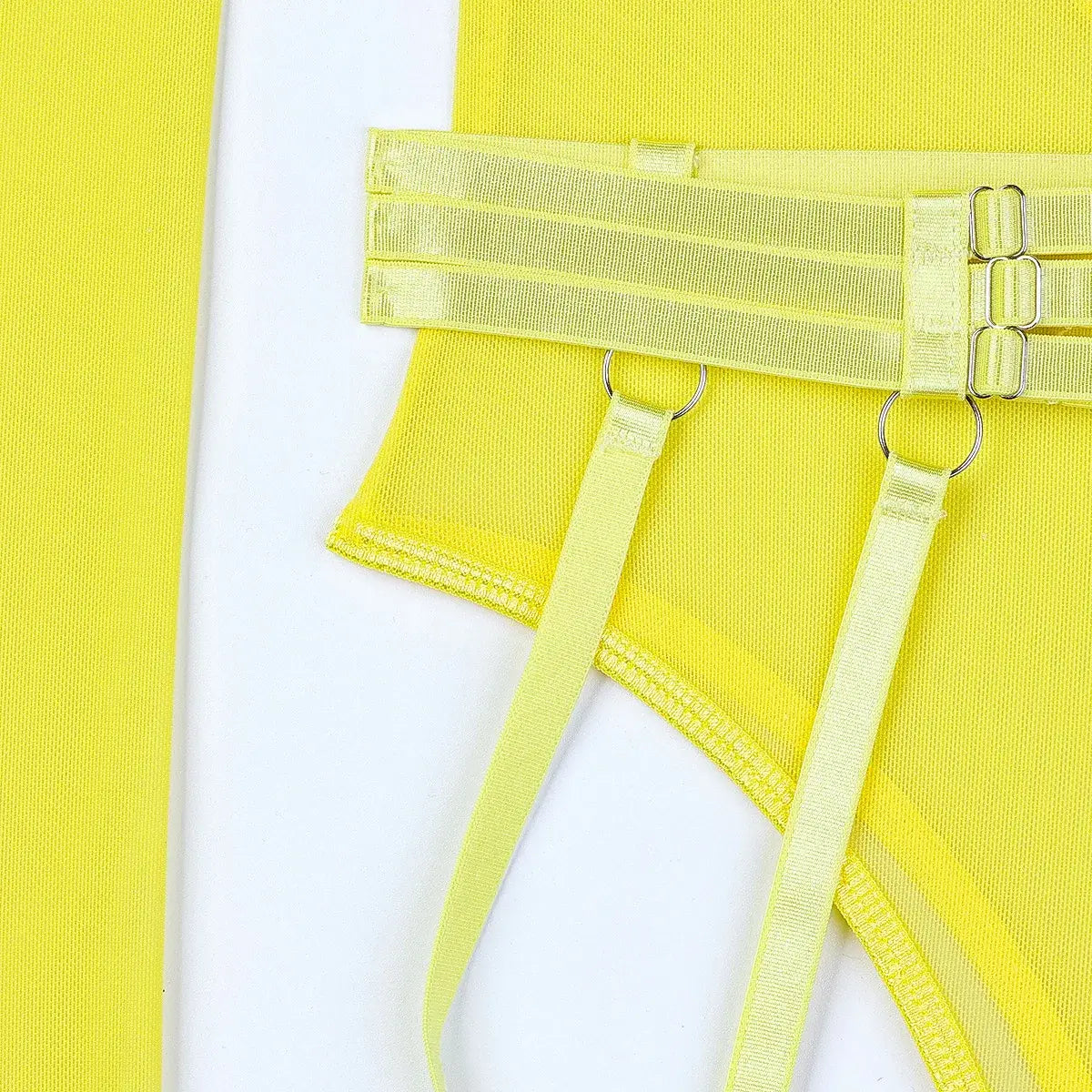 Women Mesh Splicing Suspender Jumpsuit