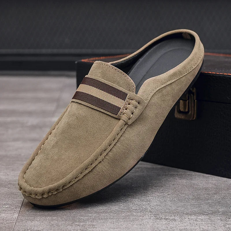 Men Suede Slip Ons