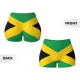 Women High Waist Skinny Shorts