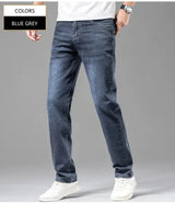 Men Grey Stretch Jeans