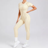 Women Backless Yoga Jumpsuit