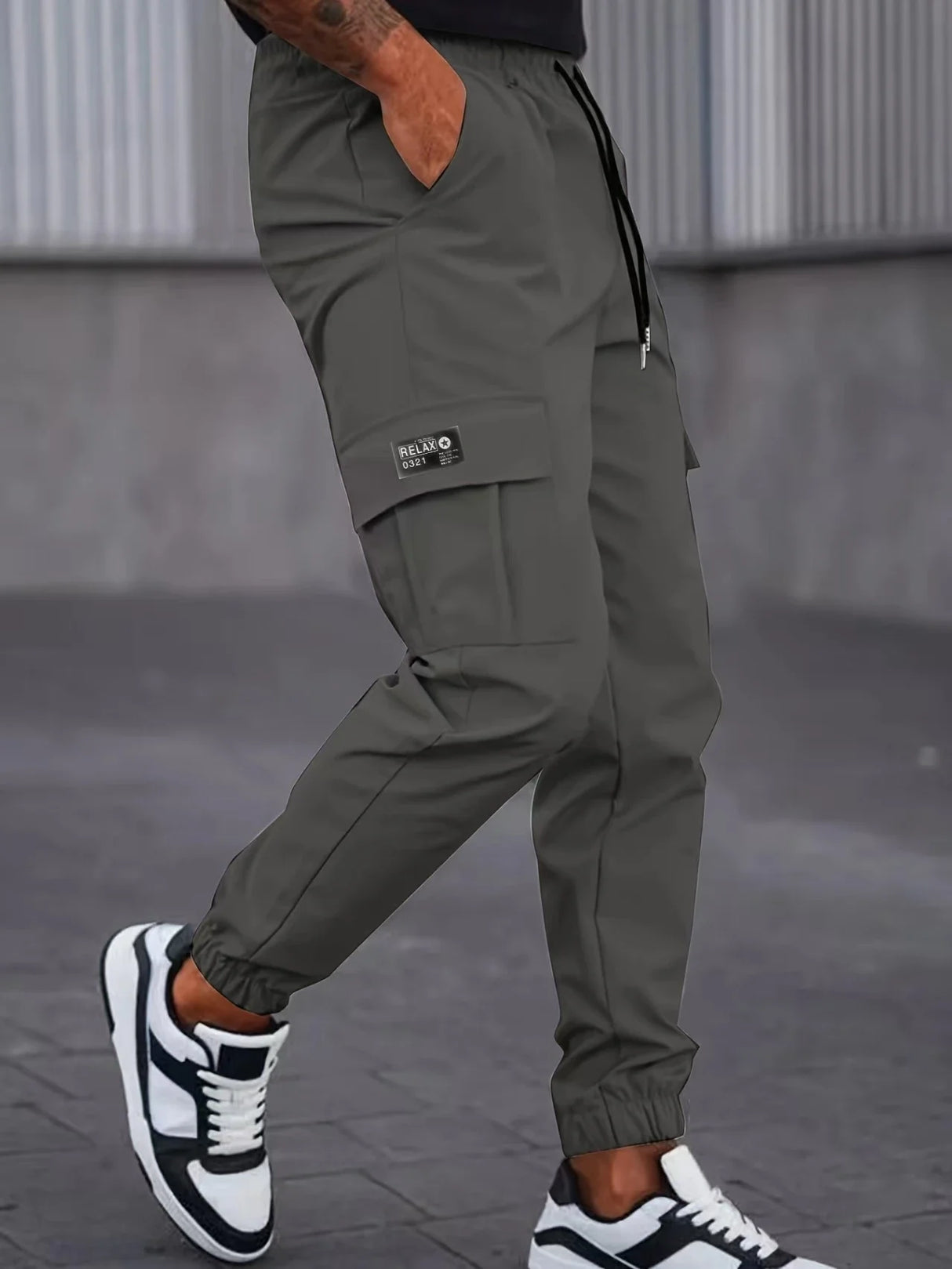 Men Ice Silk Cooling Cargo Pants