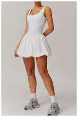 Women Tennis Skirt Yoga Jumpsuit