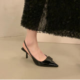 Pointed Toe Slingback Heels – Summer 2025