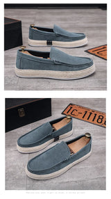 Men’s Suede Loafers Casual Flats