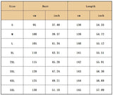 Size chart for African Plus Size Printed Long Maxi Dress showing bust and length measurements in cm and inches.