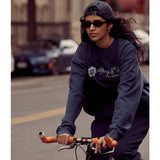 Navy Blue Crew Sweatshirt