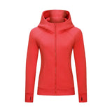 Women Thick Warm Hooded Sports Jacket