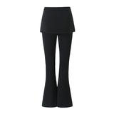 Women's Retro Low Waist Flare Pants