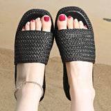 Summer Fashion Flat Slippers – Plus Size 2025