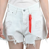 Summer Women's High-Waist Denim Shorts with Pockets