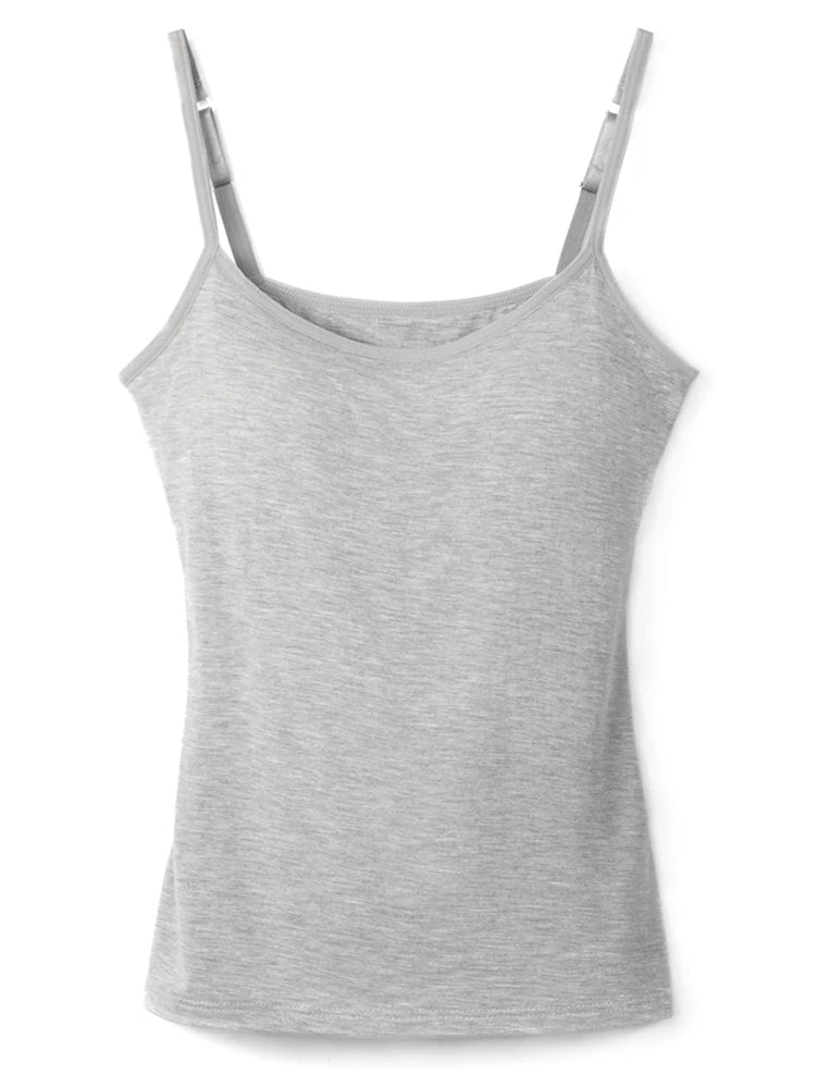 Breathable Yoga Camisole with Chest Pad