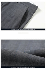 Men Striped Business Shorts