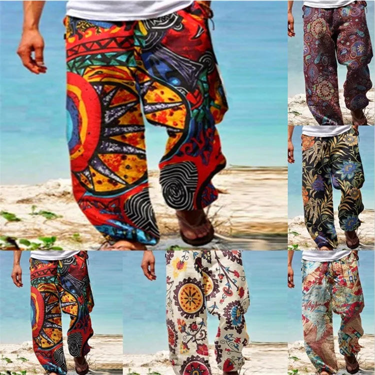 Printed Men’s Casual Pants