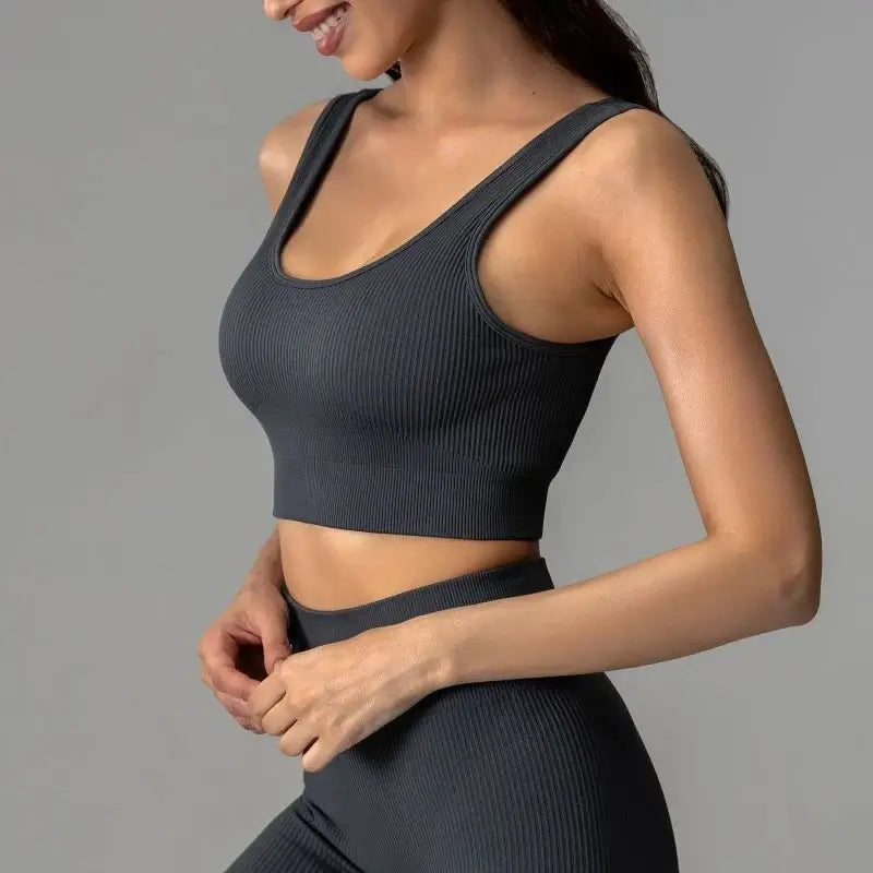 Women Padded Seamless Yoga Bra