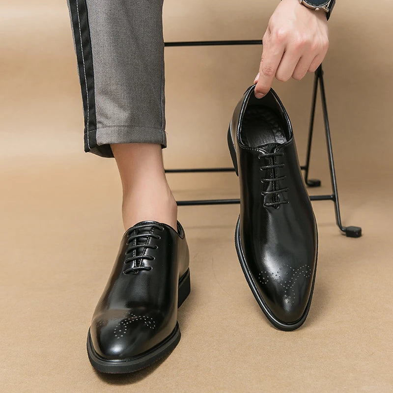 Men Luxury Wedding Oxford Shoes