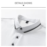 Men Oversize Cotton Golf Polo Shirt