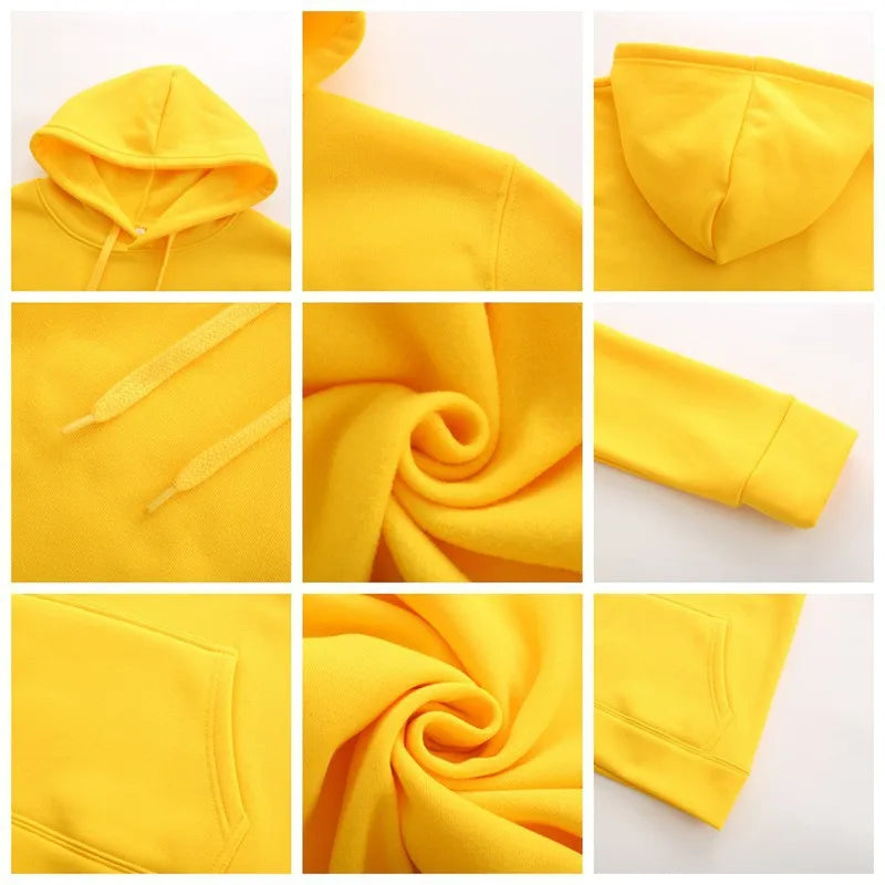 Men's Oversize Hoodie – Solid Black Pullover