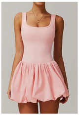 Women Tennis Skirt Yoga Jumpsuit