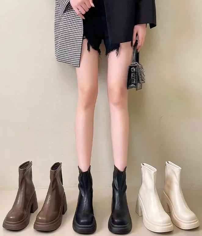 Women Ankle Boots Fashion Short Booties