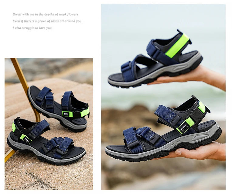 Men Breathable Flat Beach Sandals
