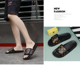 Men Genuine Leather Summer Sandals Slippers