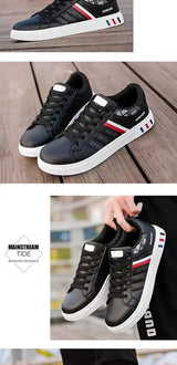 Men’s PU Leather Casual Sneakers