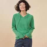 Women's 100% Cashmere Hooded Sweater