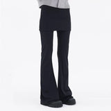 Women's Retro Low Waist Flare Pants