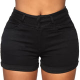 Liooil High Waist Jean Shorts for Women