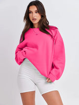 Women Oversized Pullover Sweatshirt Casual Street Top