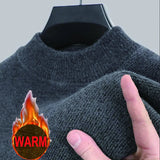 Men's Mink Cashmere O-Neck Sweater