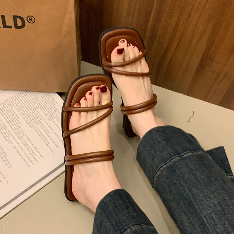 Women French Flip Flops