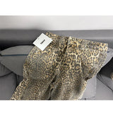 WildFur™ – Leopard Print High Waist Denim Trousers (Statement, Fierce & Urban)