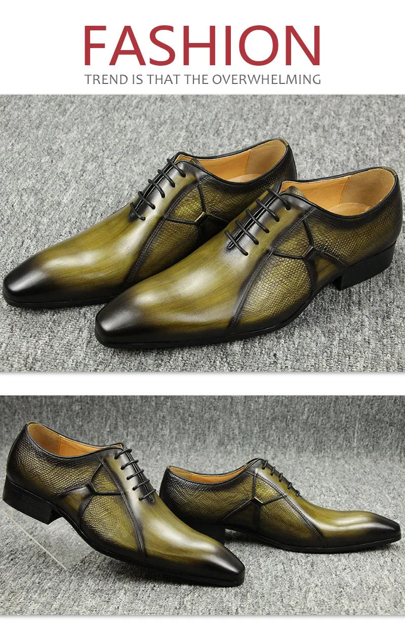Men Leather Oxfords – 2025