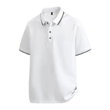 Men Oversize Cotton Golf Polo Shirt