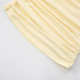 Strapless Pleated Hanging Neck Tank Top