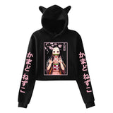 Nezuko Cat Ear Hoodie